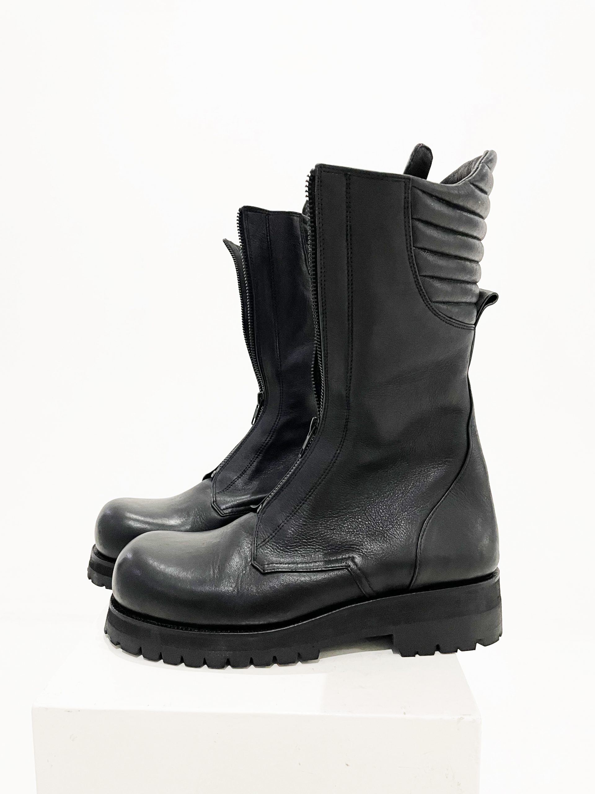 憧れの JULIUS Designer COW Boots BOOTS Boutique VELOR Men LACE UP ...